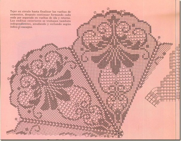 Скатерть “Королевская лилия”, схема